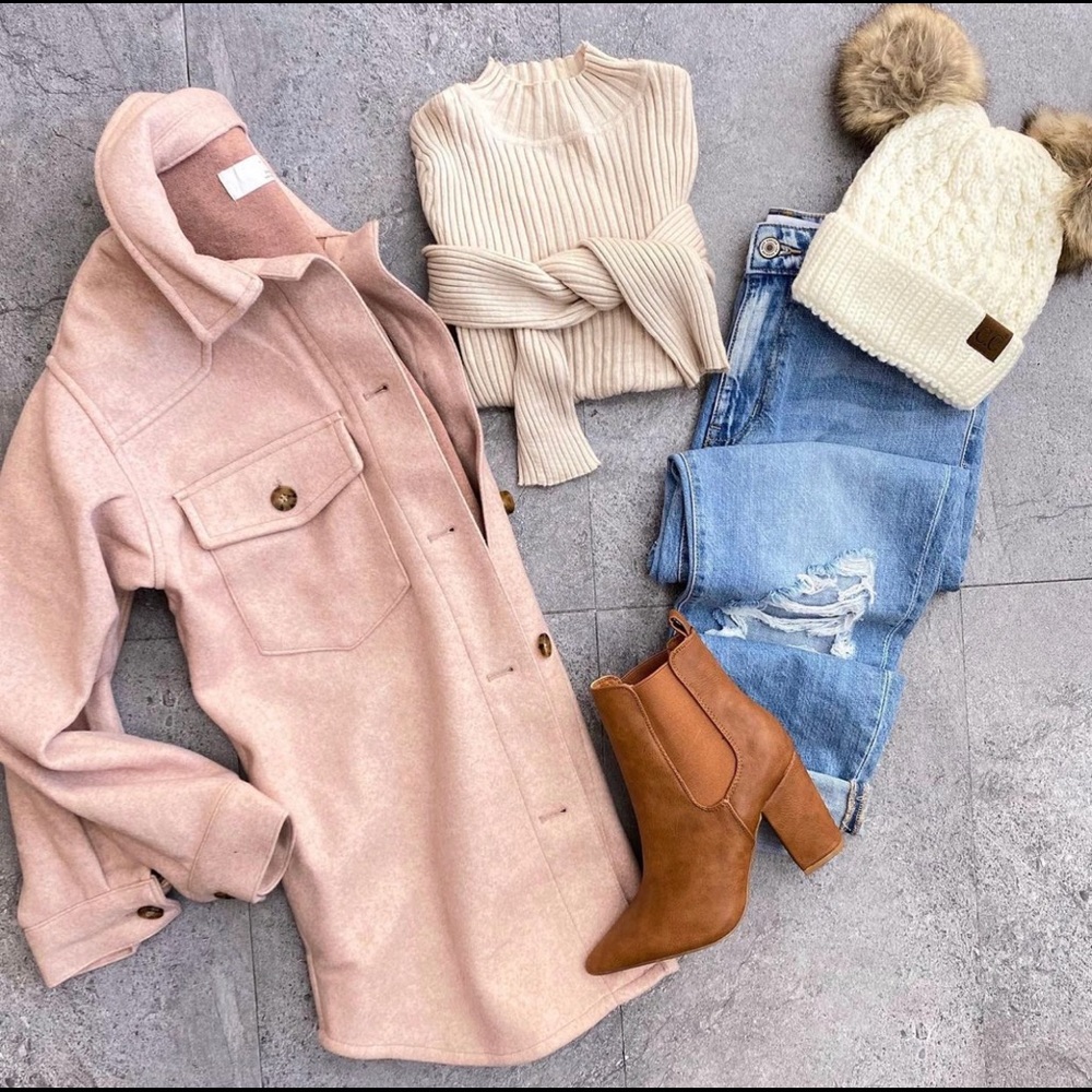 Blush Shacket - image 1